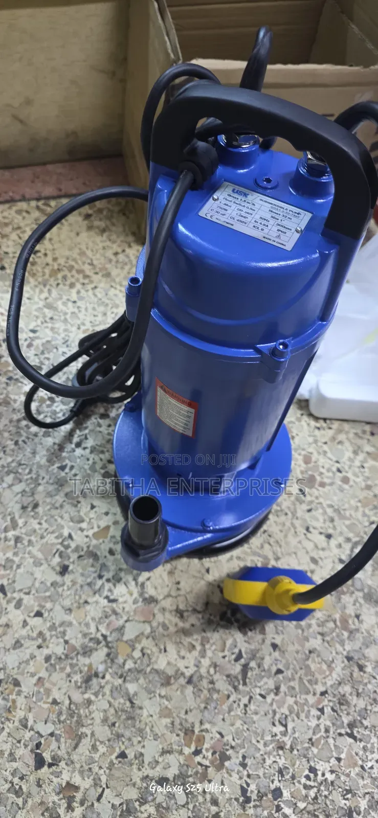 Submersible Water Pump  1hp.