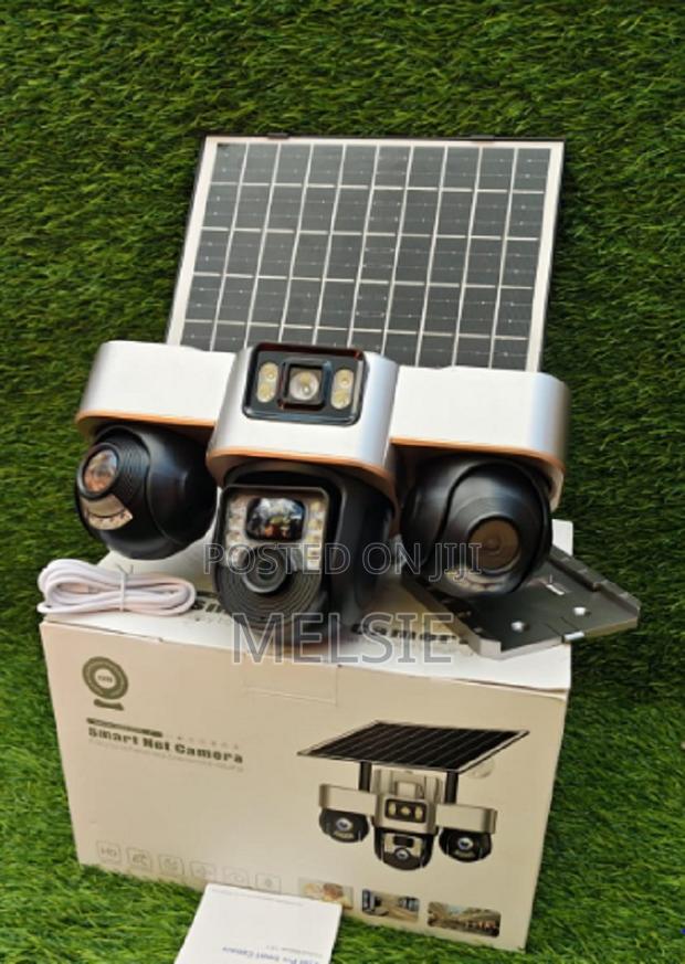 Triple Lens 4g Solar PTZ Camera 4g Connectivity – No Wi-Fi Needed - main view