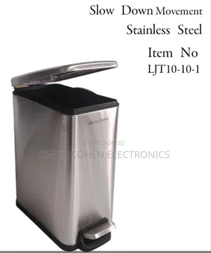 10l Stainless Steel Pedal Dustbin