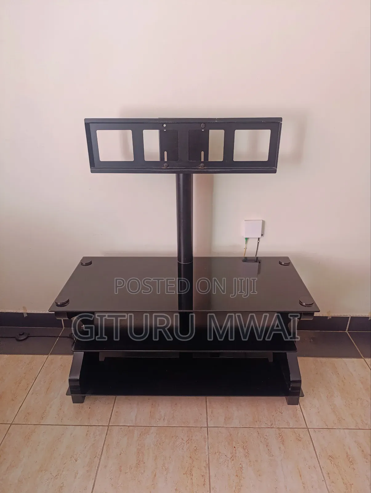 Imported (Turkey) Tempered Glass Tv Stand