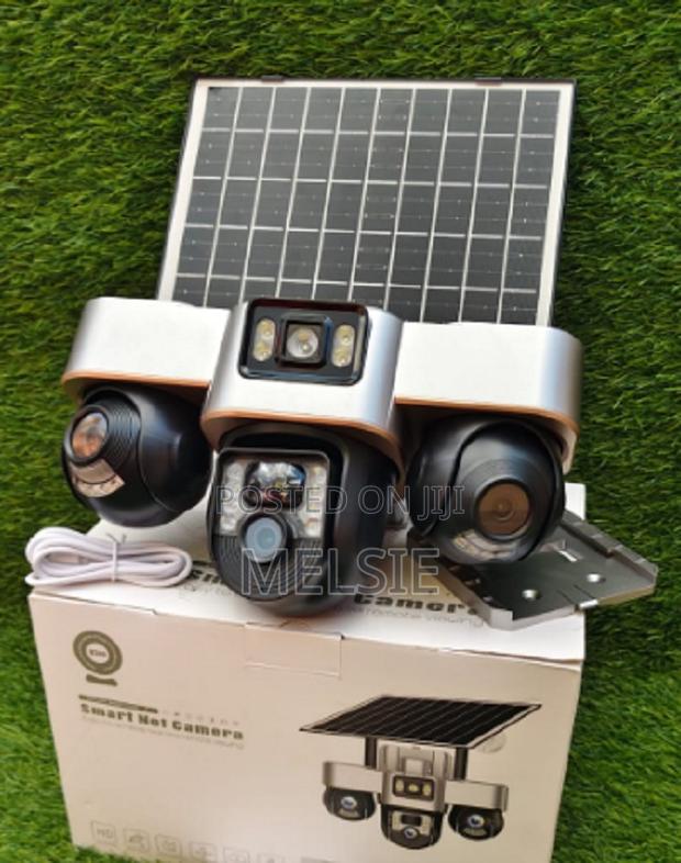 4g Connectivity Triple Lens 4g Solar PTZ Camera - main view