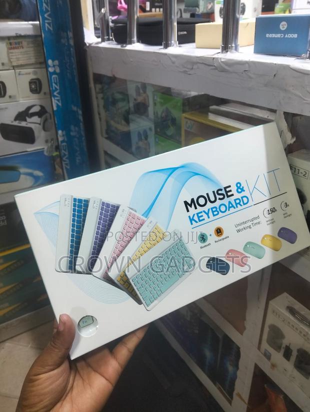 Slim Rechargeable Keyboard Mouse Set With Led Backlight - main view