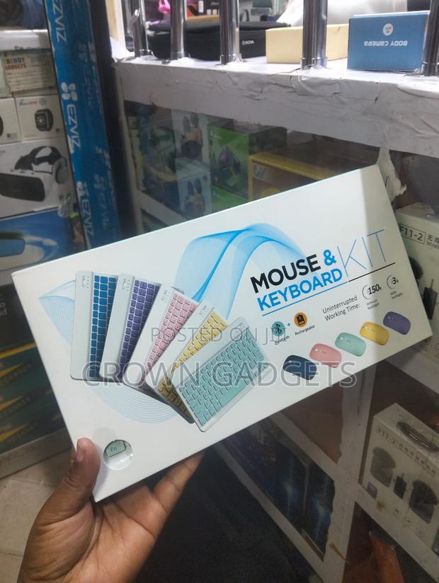 Slim Rechargeable Keyboard Mouse Set With Led Backlight - thumbnail 3