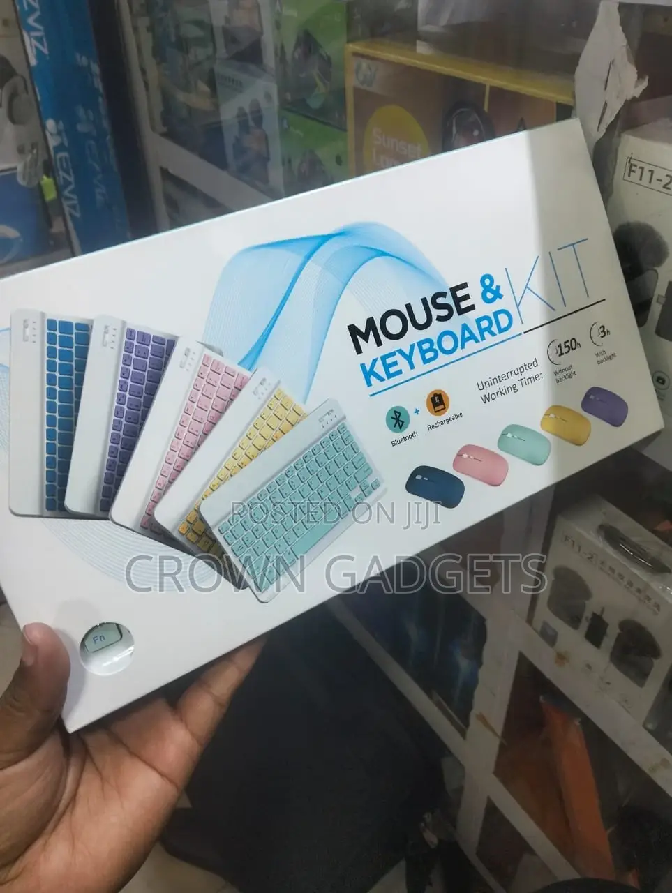 Bluetooth Office Keyboard and Mouse Kit – Long Battery Life