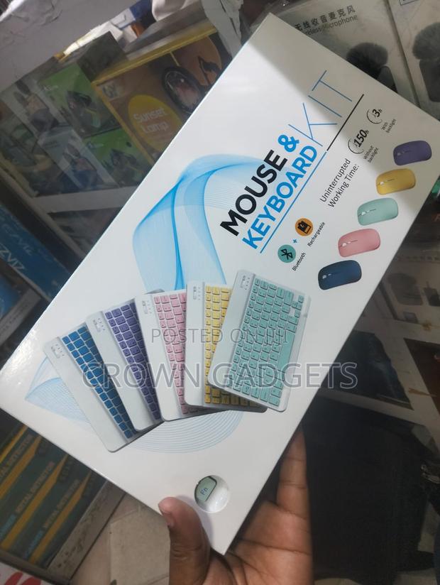 2-in-1 Rechargeable Wireless Keyboard Mouse Combo - thumbnail 2