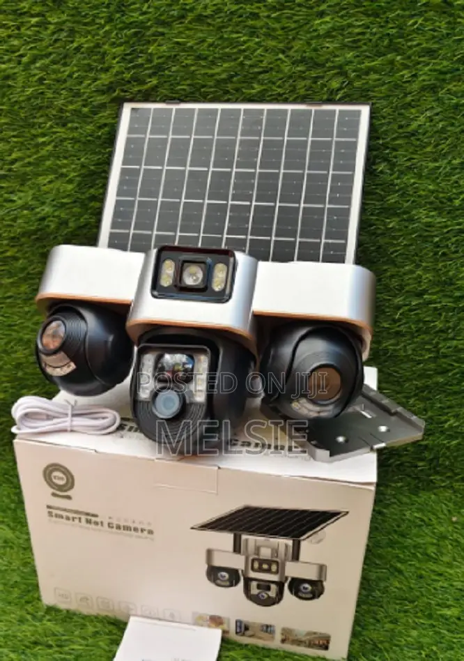 Triple Lens 4g Solar PTZ Camera Day/Night Recording