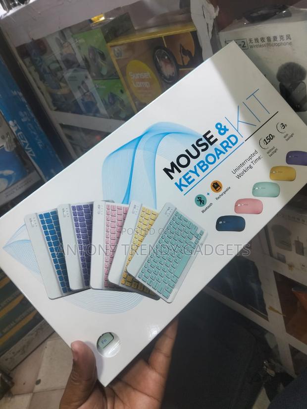 Rechargeable Bluetooth Keyboard And Mouse Combo Set - thumbnail 3