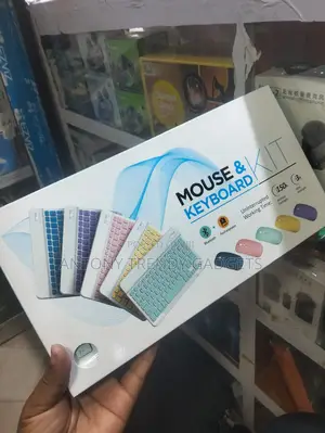 Silent Bluetooth Keyboard Mouse Kit With Long Battery Life