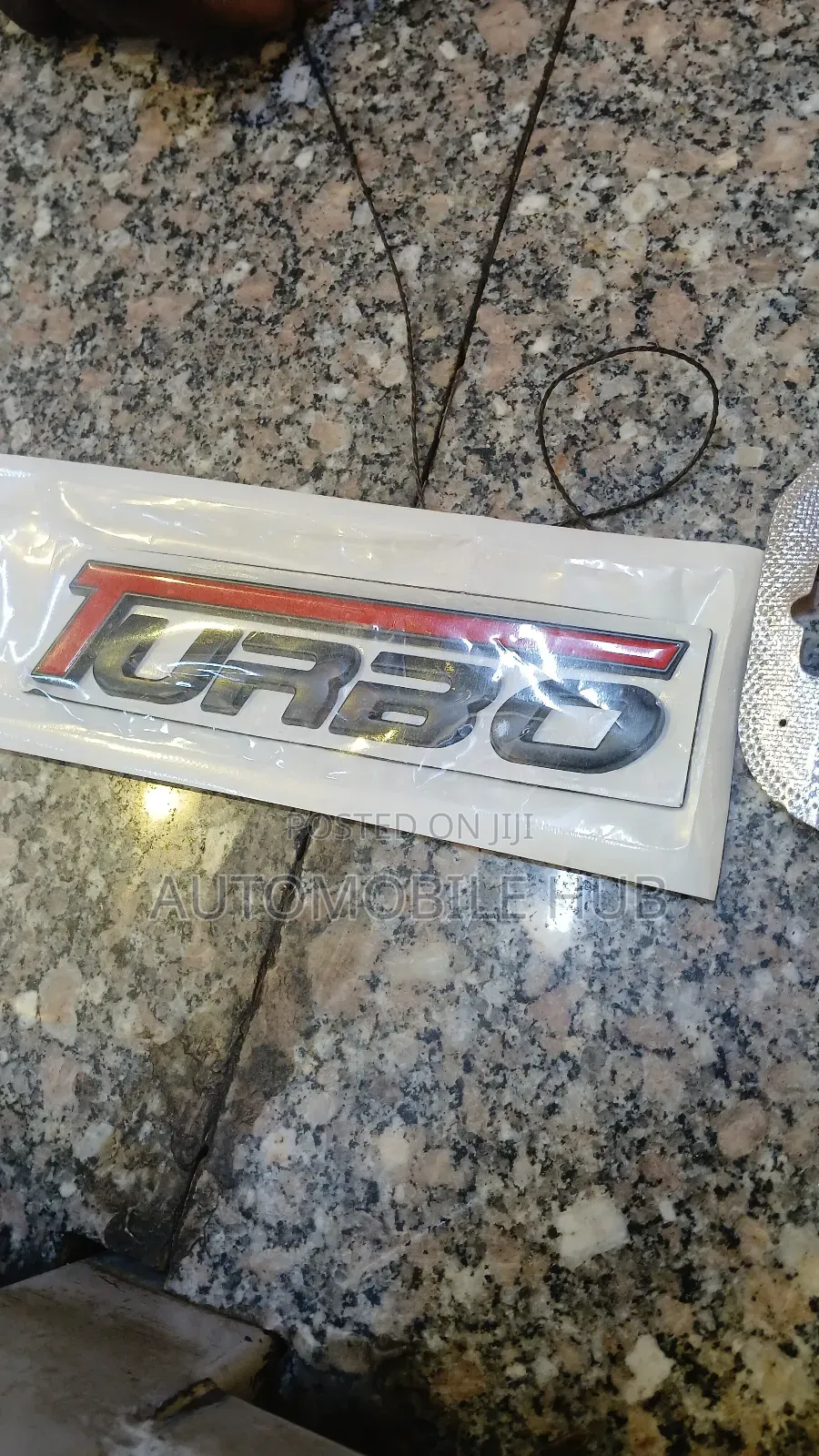 Turbo Name Emblem – Original Chrome Car Badge