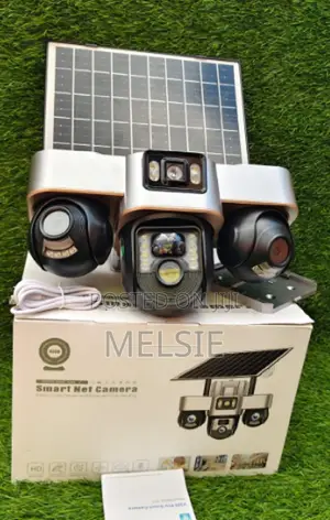 Reliable Surveillance V380 4g PTZ Solar Camera Tripple Lens Camera