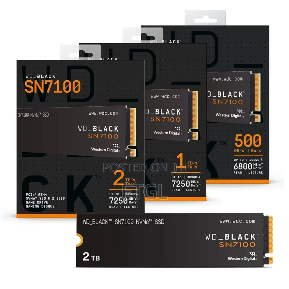 Wd_black 2tb Sn7100 Nvme Internal Gaming SSD