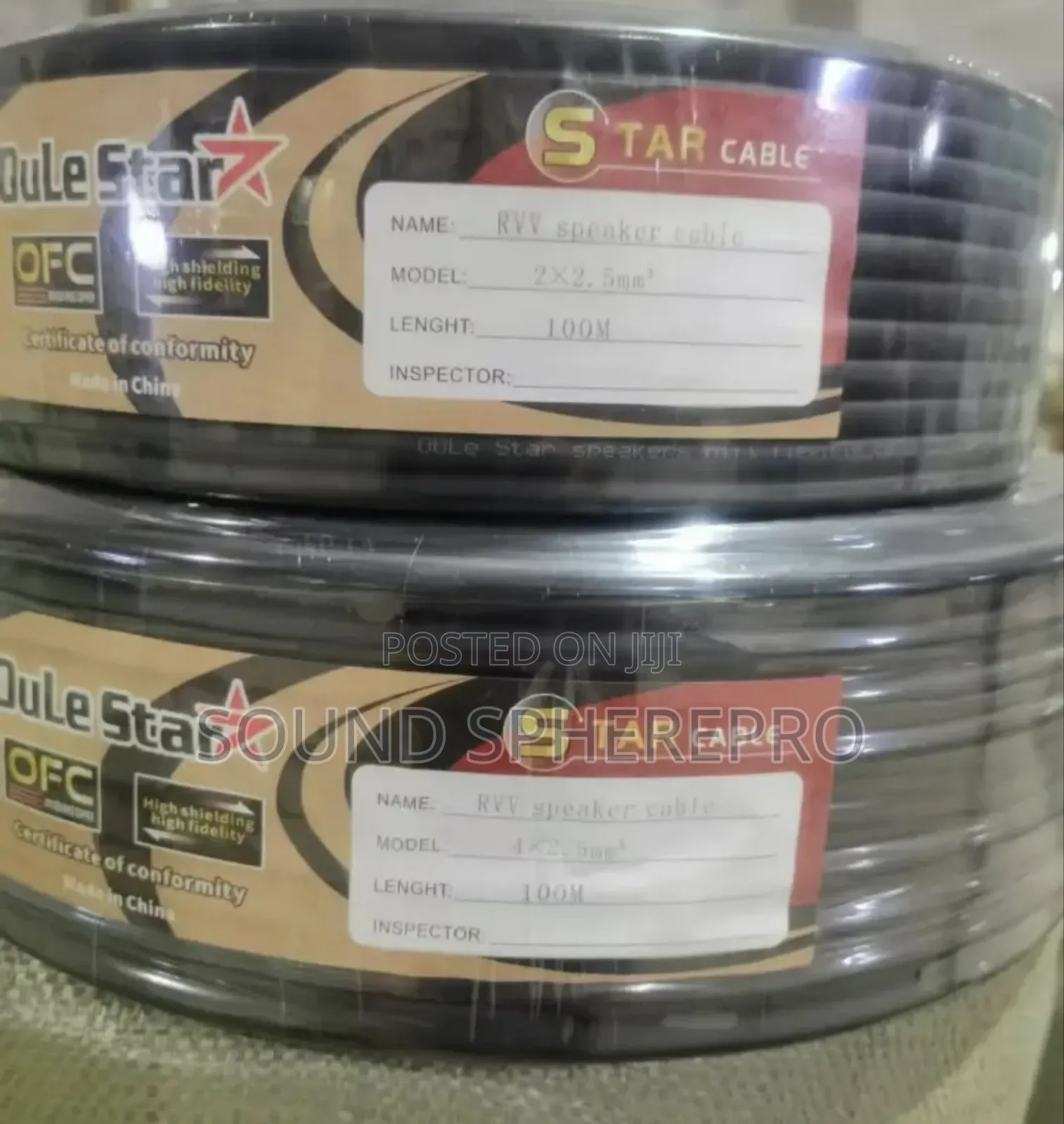 Oule Star Gauge 2.5 Speaker Cables