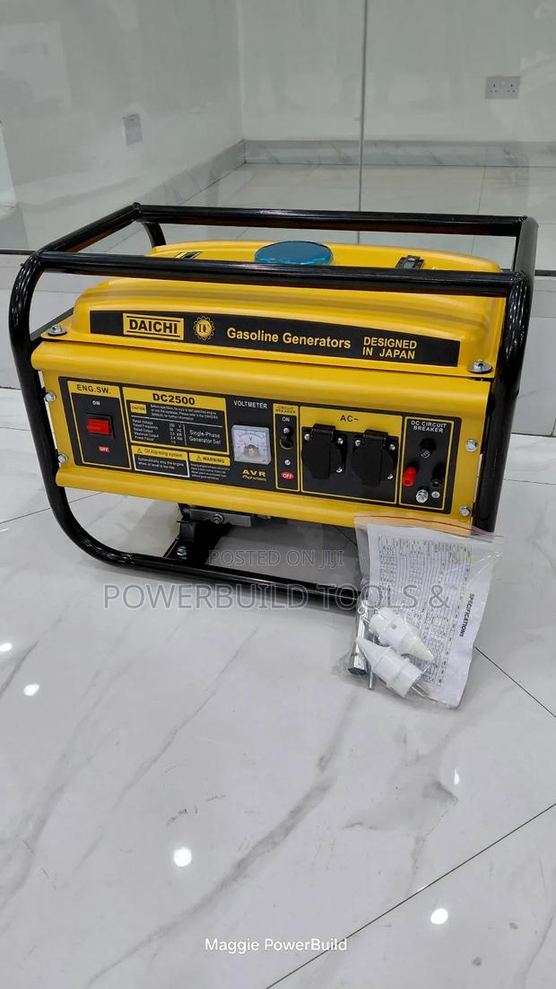 Daichi 2.4kw Dc2500 With 7hp Engine Petrol Generator