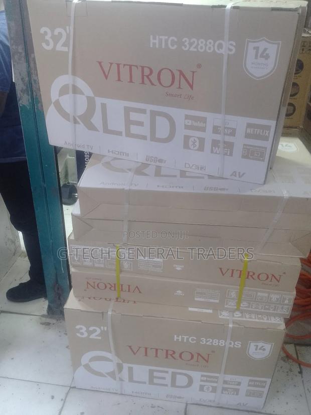 Vitron 32inch Qled Smart Android, Frameless, Youtube, Netflix Qled Tv - thumbnail 2