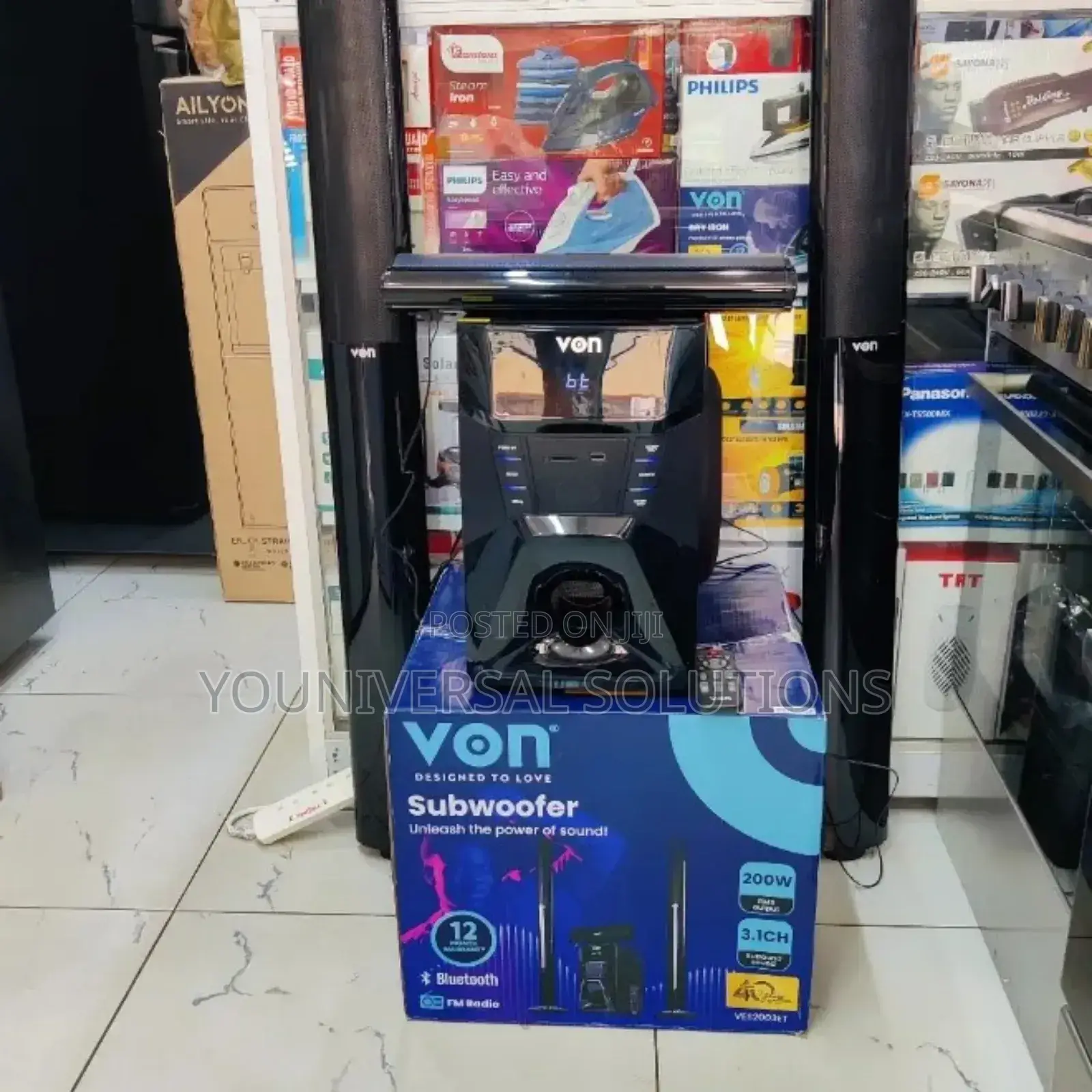 Von Woofer 3.1 200w Tall Boy