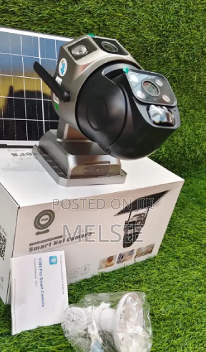 Dual Lens 4g Solar Powered PTZ Camera Outdoor CCTV Security Camera