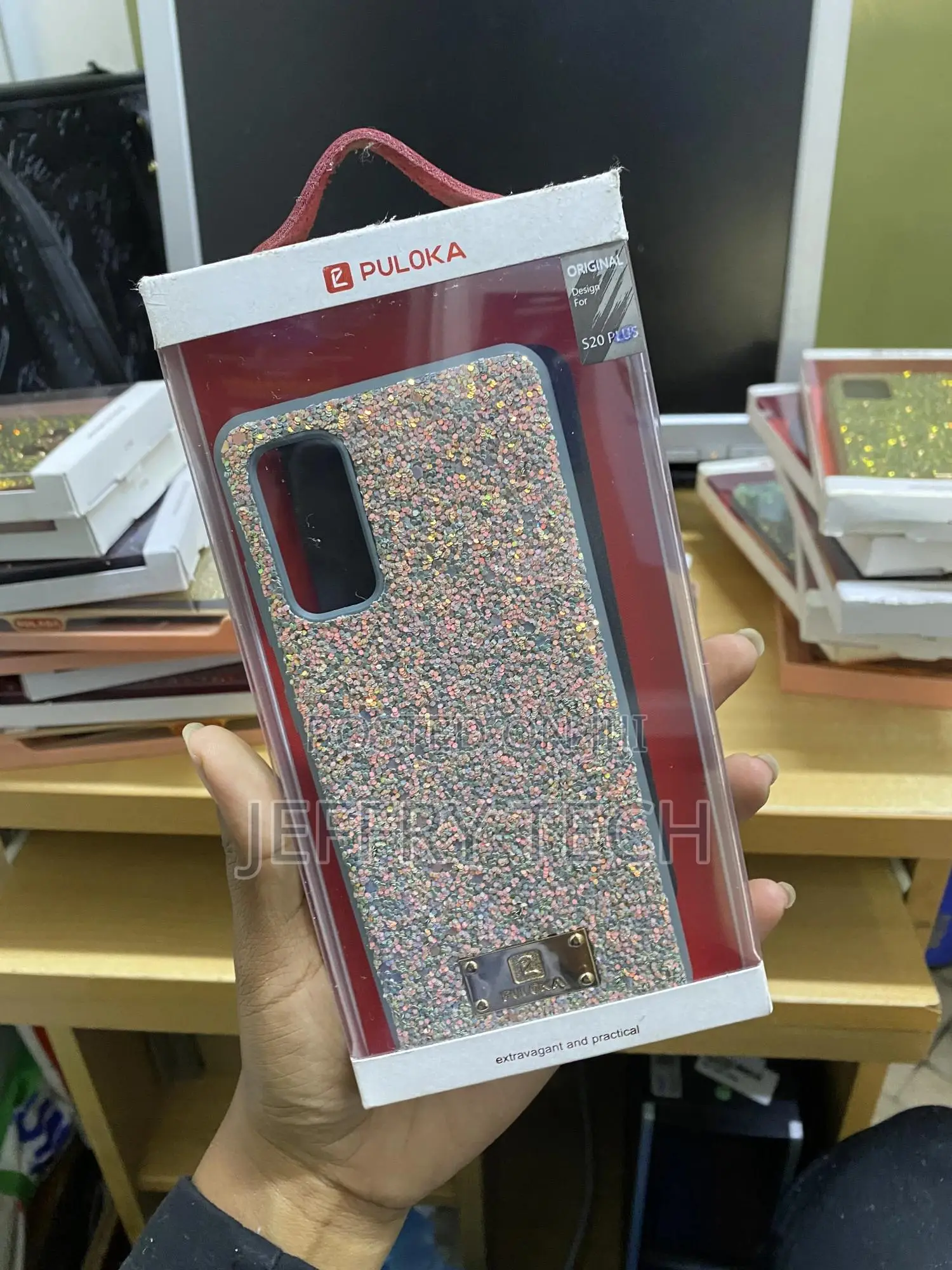 Uposao Samsung Galaxy S20 Plus Case Shiny Glitter Diamond Case