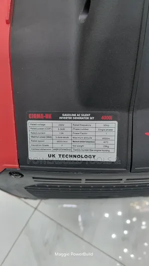 Cigma Uk 3.6kw/4kva Ac Silent Inverter Generator