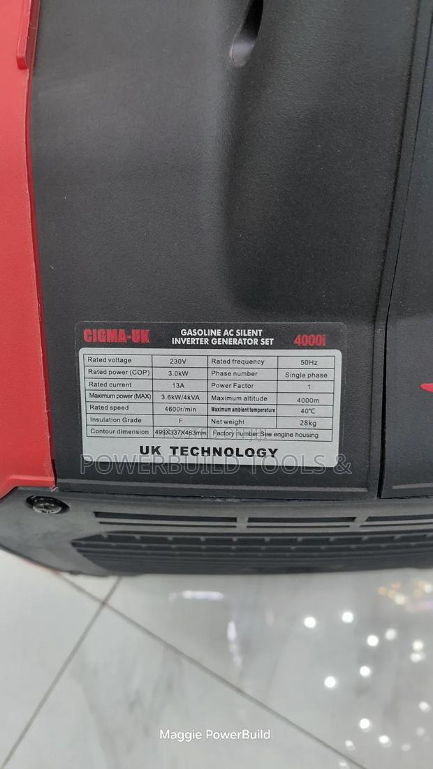 Cigma Uk 3.6kw/4kva Ac Silent Inverter Generator - thumbnail 3
