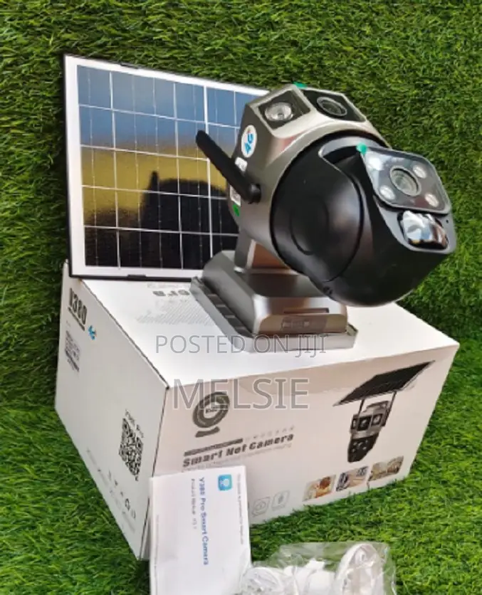 Home Security Camera 4g Solar Powered Dual Lens Solar PTZ Camera