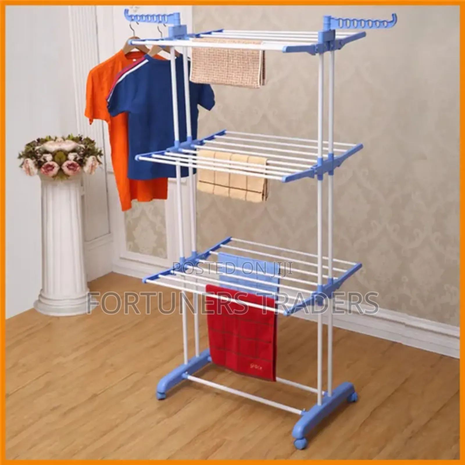 Foldable 3 Layer Clothes Drying Rack
