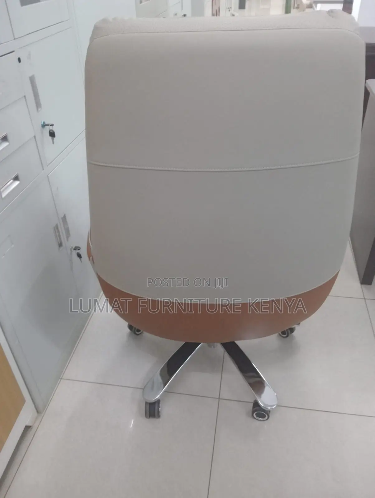 High-Back Leather Office Chair