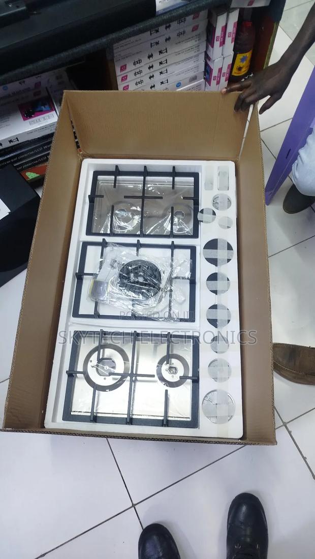 Hisense Built-in 90cm Gas Hob 5 Burner With Wok Burner Hhu90gass