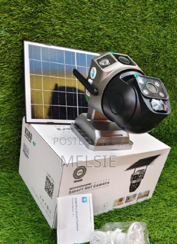 Intelligence Dual Lens 4g Solar Powered PTZ Camera With Night Vision