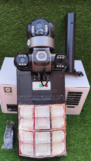 Intelligent Detection 3 Screen V380 Triple Lens 4g Floodlight Camera - thumbnail 2