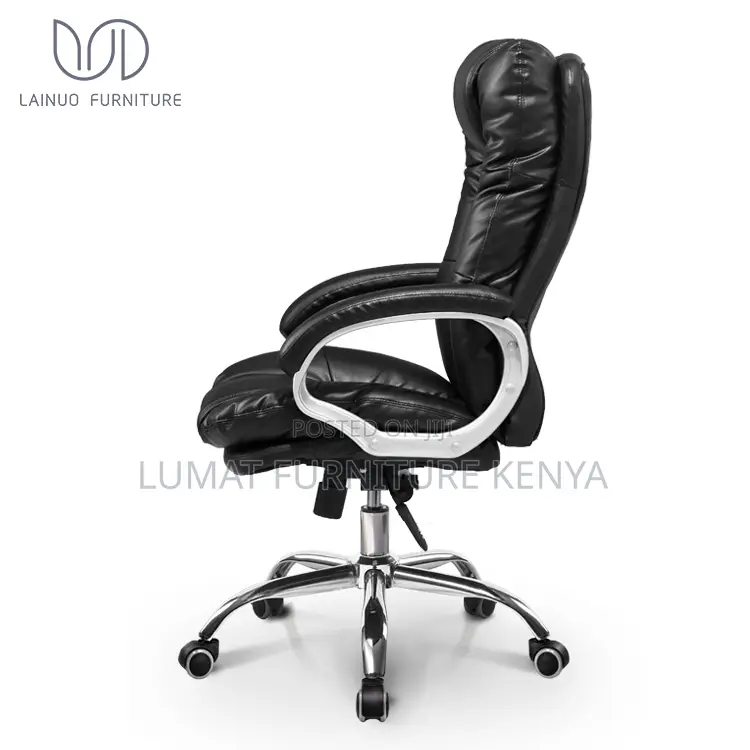Swivel Leather Office Seat