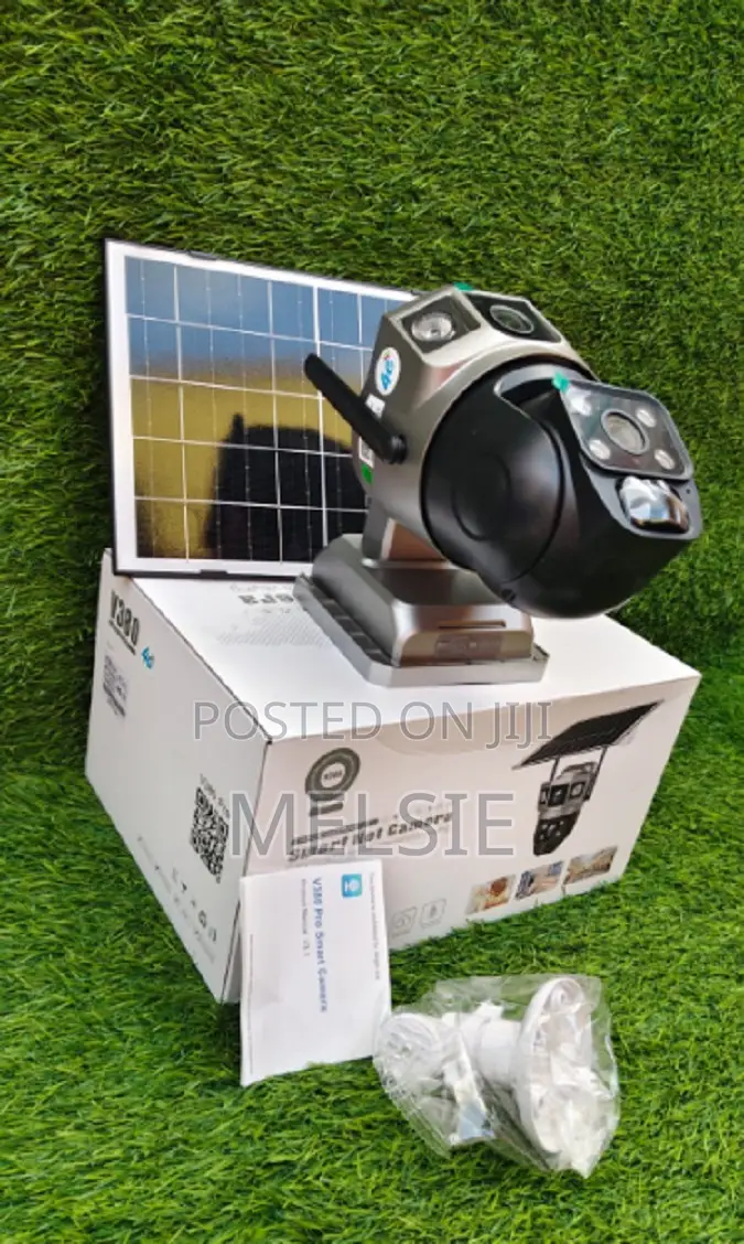 4mp 4g Dual Lens Solar Powered Camera Low Power Battery Solar Camera
