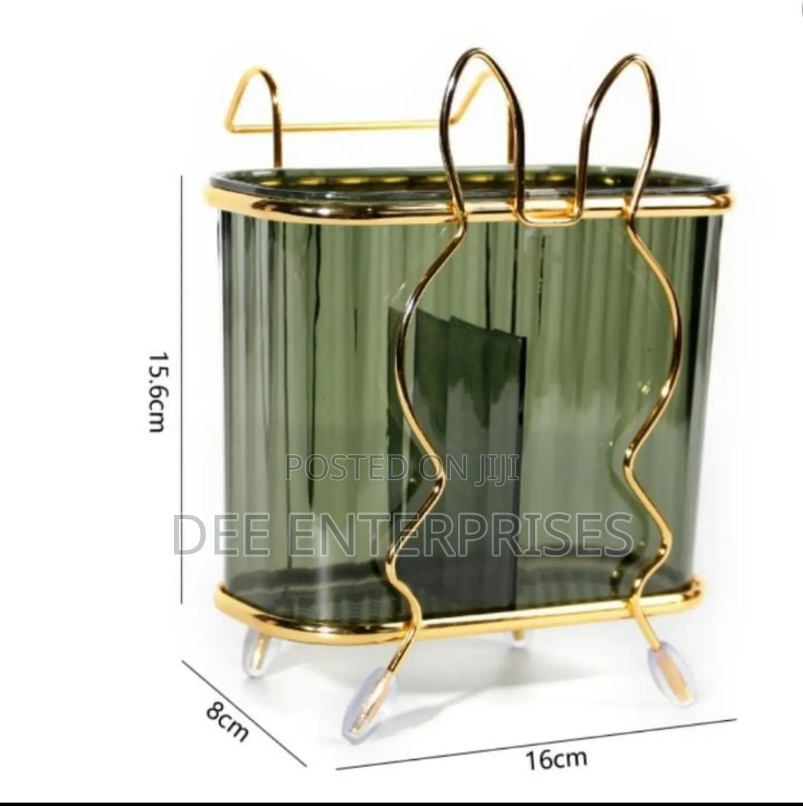 Acyric Gold Mouse Spoon Holder With Gold Stand