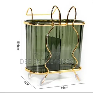 Acyric Gold Mouse Spoon Holder With Gold Stand