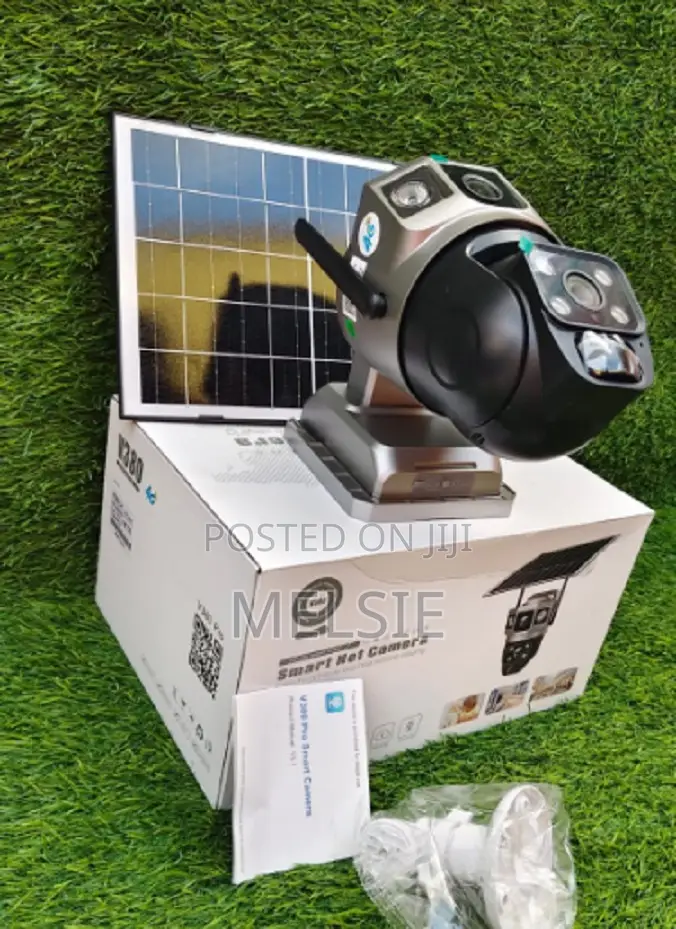 4g Solar Powered Dual Lens Solar PTZ Camera PTZ (Pan-Tilt-Zoom)