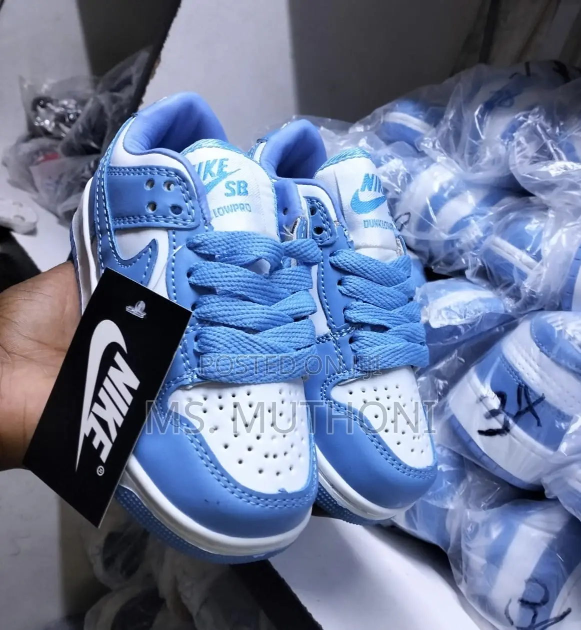 Sb Dunk Kids Blue , Panda , Blue Restocked Size:25_36