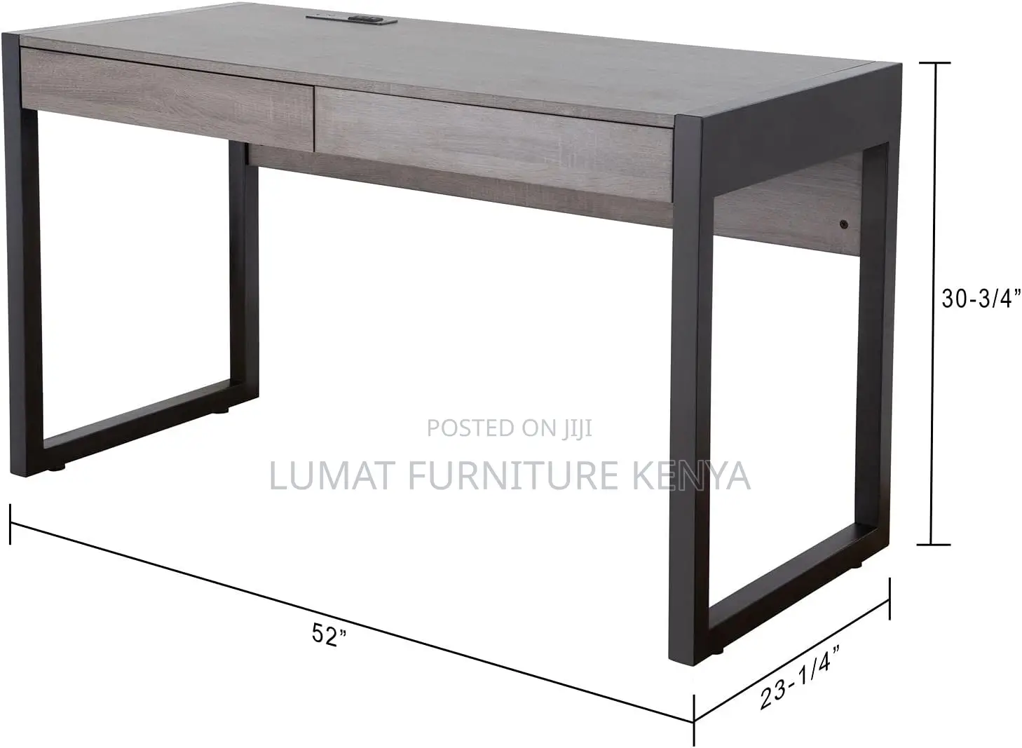 2 Shelves Office Desk
