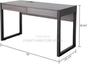 2 Shelves Office Desk