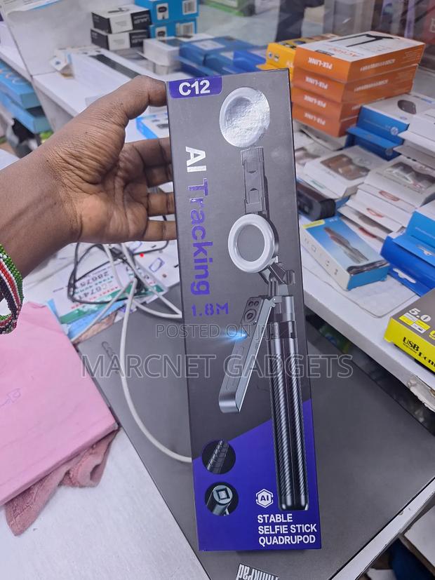 Ai Face Tracking 1.8m Quadrupod Stand Selfie Stick Light Remote - main view