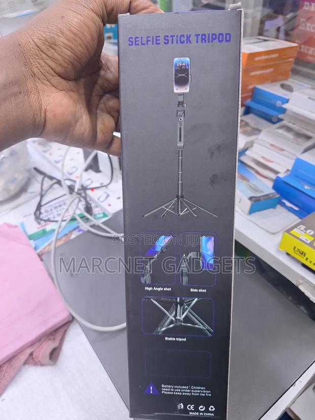 Ai Face Tracking 1.8m Quadrupod Stand Selfie Stick Light Remote - thumbnail 2