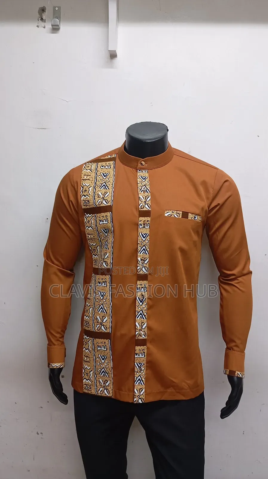 Readymade Kikuyu Long Sleeve Men Shirts