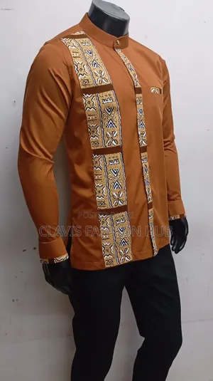 Readymade Kikuyu Long Sleeve Men Shirts