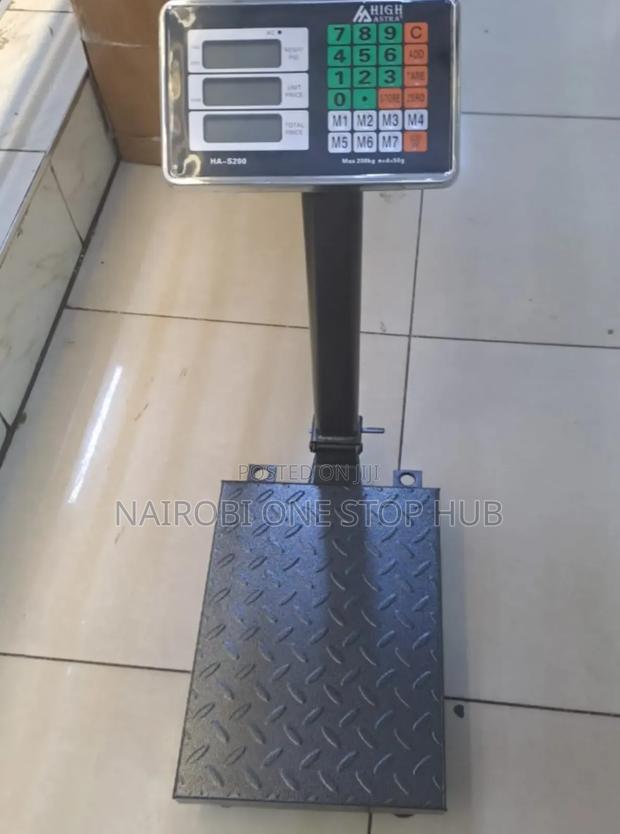 Heavy Duty 200kg Weighing Scale - main view