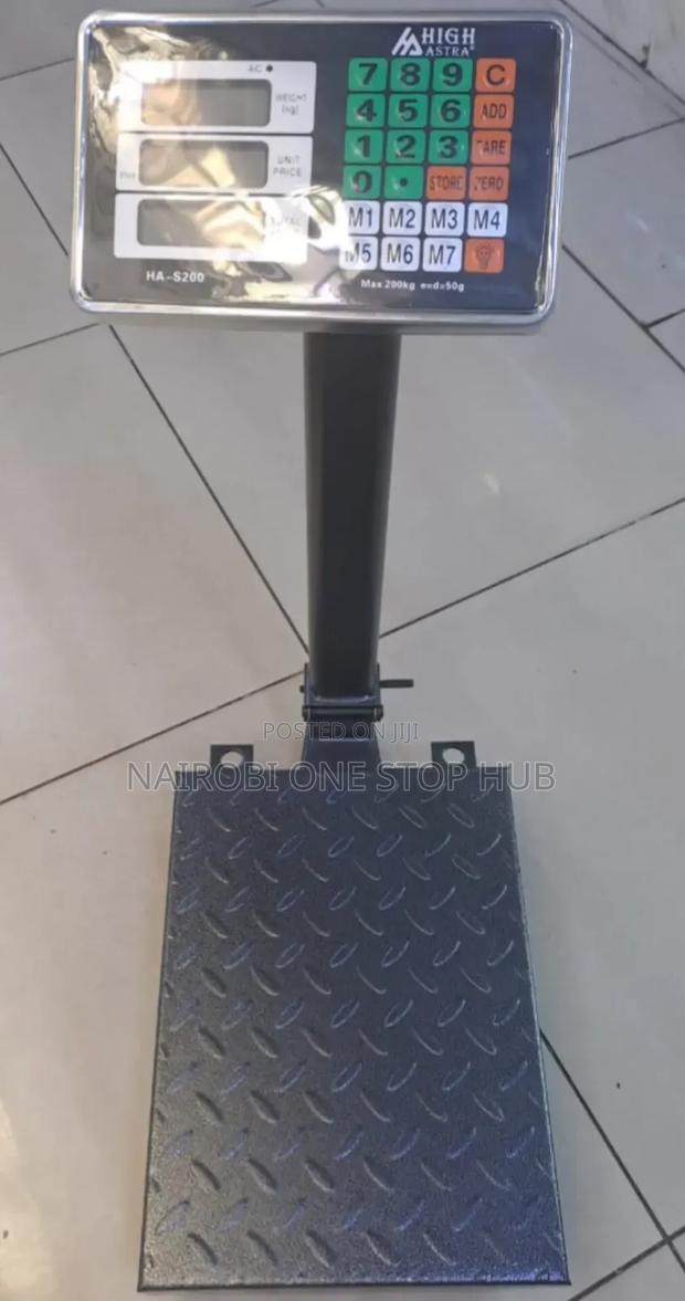 200kg High Astra Weighing Scale - main view
