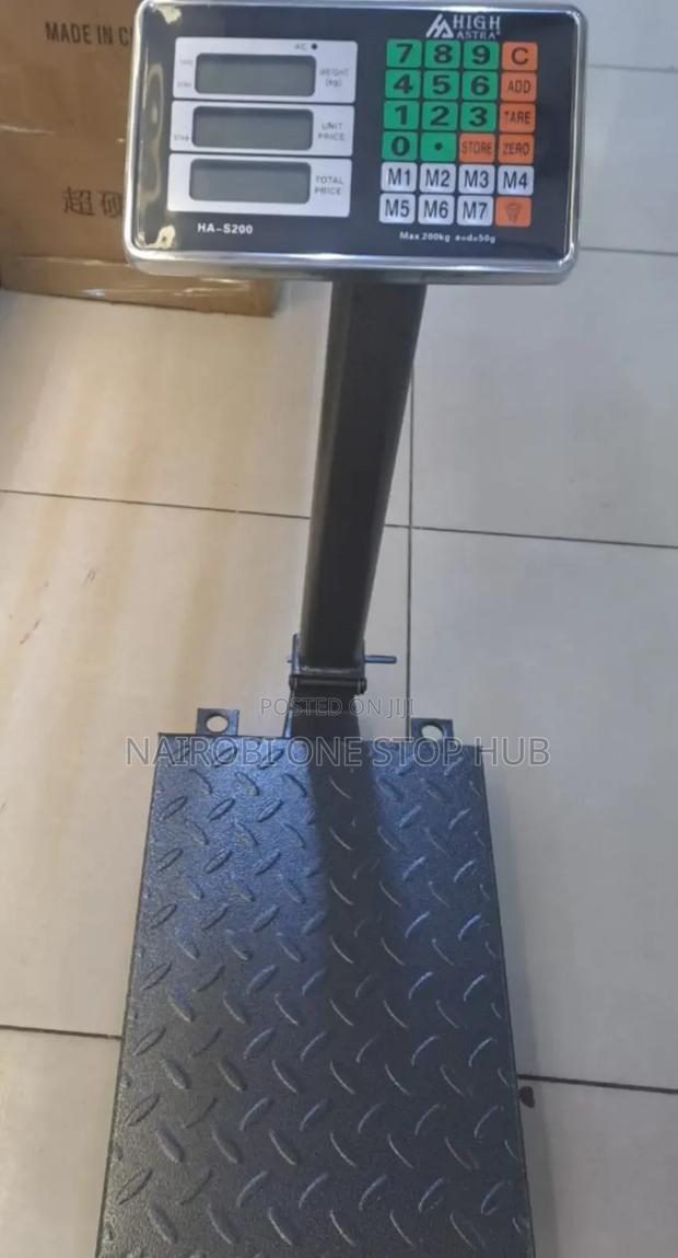 Digital High Astra 200kg Digital Floor Scale - main view