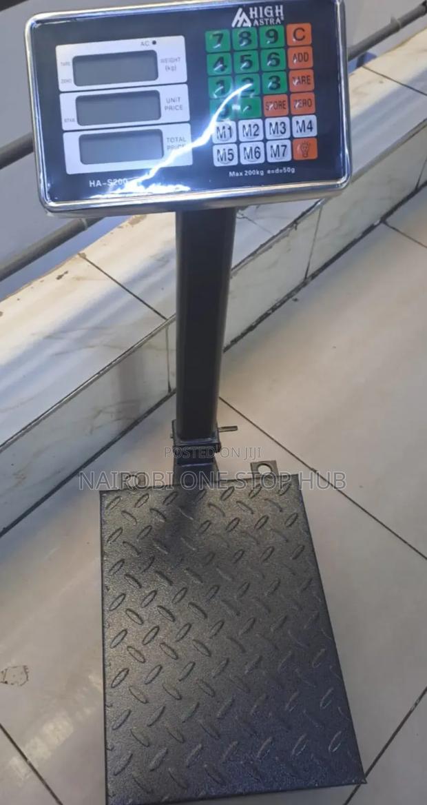 200kg High Precision High Astra Platform Weighing Scale