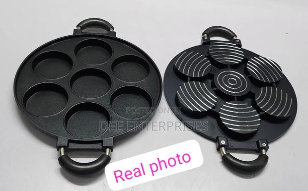 Die-Cast Induction Heavy Gauge 7pc Cupcake/Pancake Baking Pan - thumbnail 3