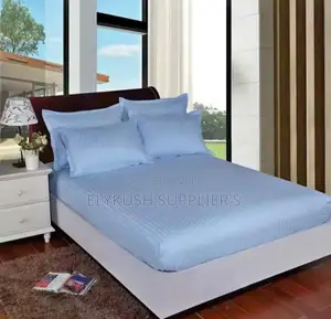 *Fitted Bedsheets.* 1 Pc Fitted Bedsheet 6x7