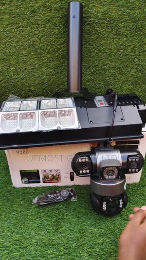 3 Lenses 3 Screen V380 Triple Lens 4g Floodlight Camera Triple-Lens