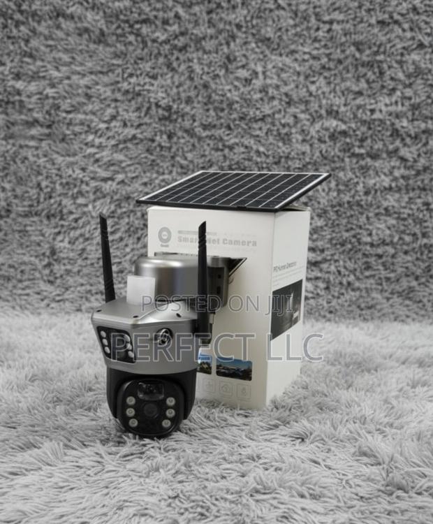 4g Sim PTZ Rotating CCTV Camera Solar Powered Ai Motion Detection - main view