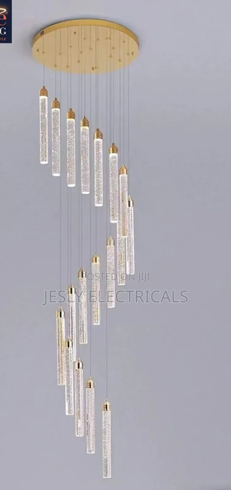 Modern Crystal Chandelier.
